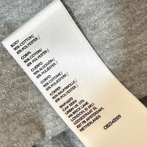 NWOT BDG Urban Outfitters Gray Short Sleeve Spill the Tee T-Shirt - Picture 13 of 13